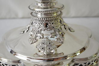 Solid Sterling silver Gothic Chalice